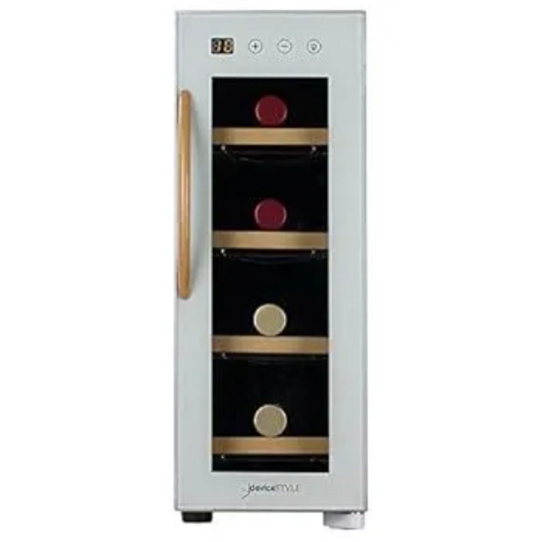 ワインセラー　CE-4W-W ホワイト　ペルチェ方式　4本収納用