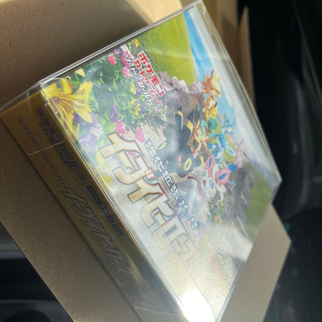 イーブイヒーローズ 1ボックス未開封 シュリンクなし　保護ケース付き