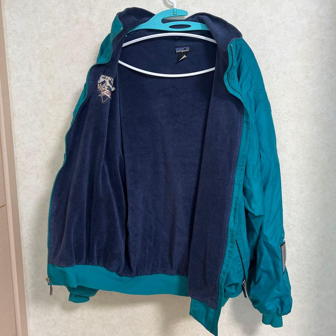 パタゴニアターコイズ ナイロンボンバージャケット