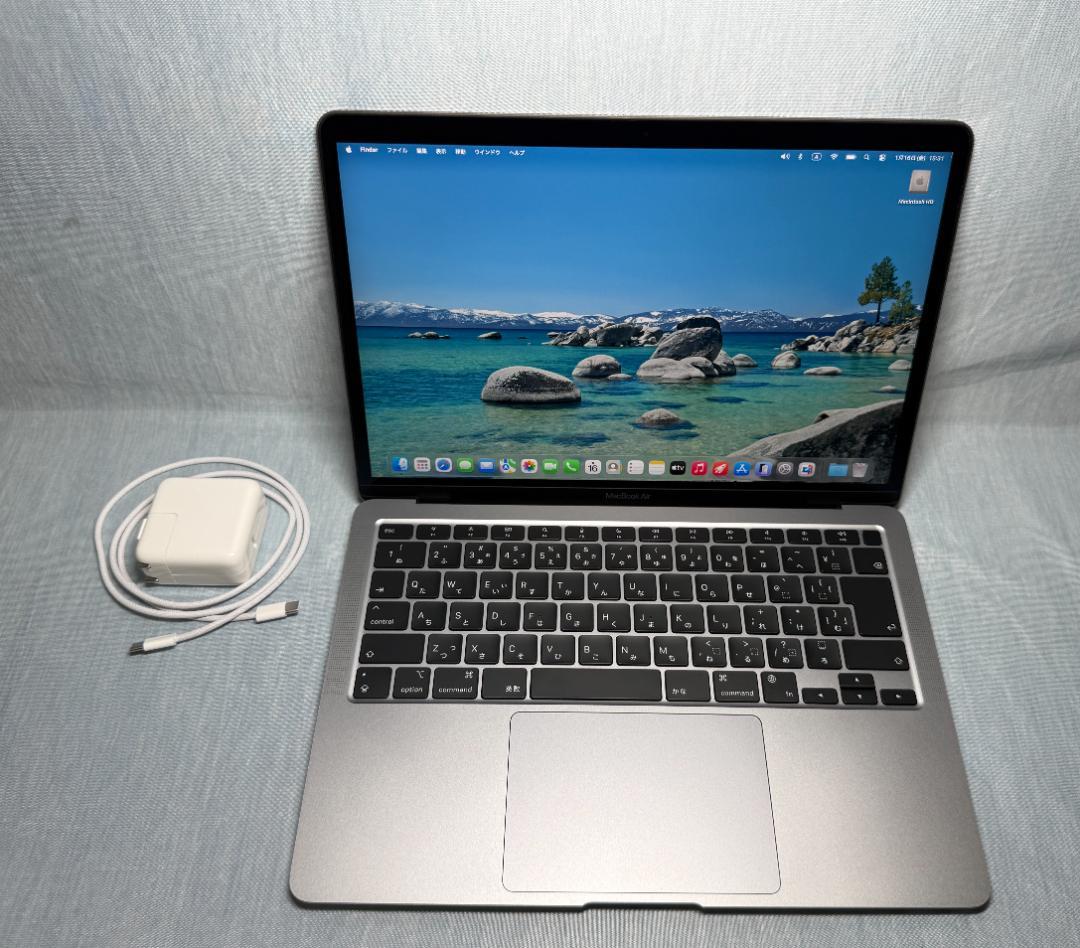 超美品 MacBookAir 2020 Apple M1 16G SSD512G