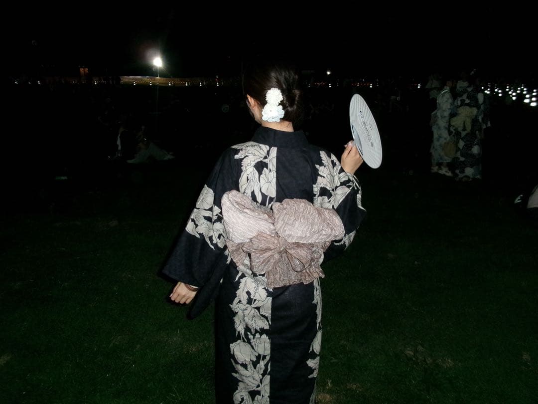 utatane 粋紺市松にチューリップ 【8/18までクロネコページ】