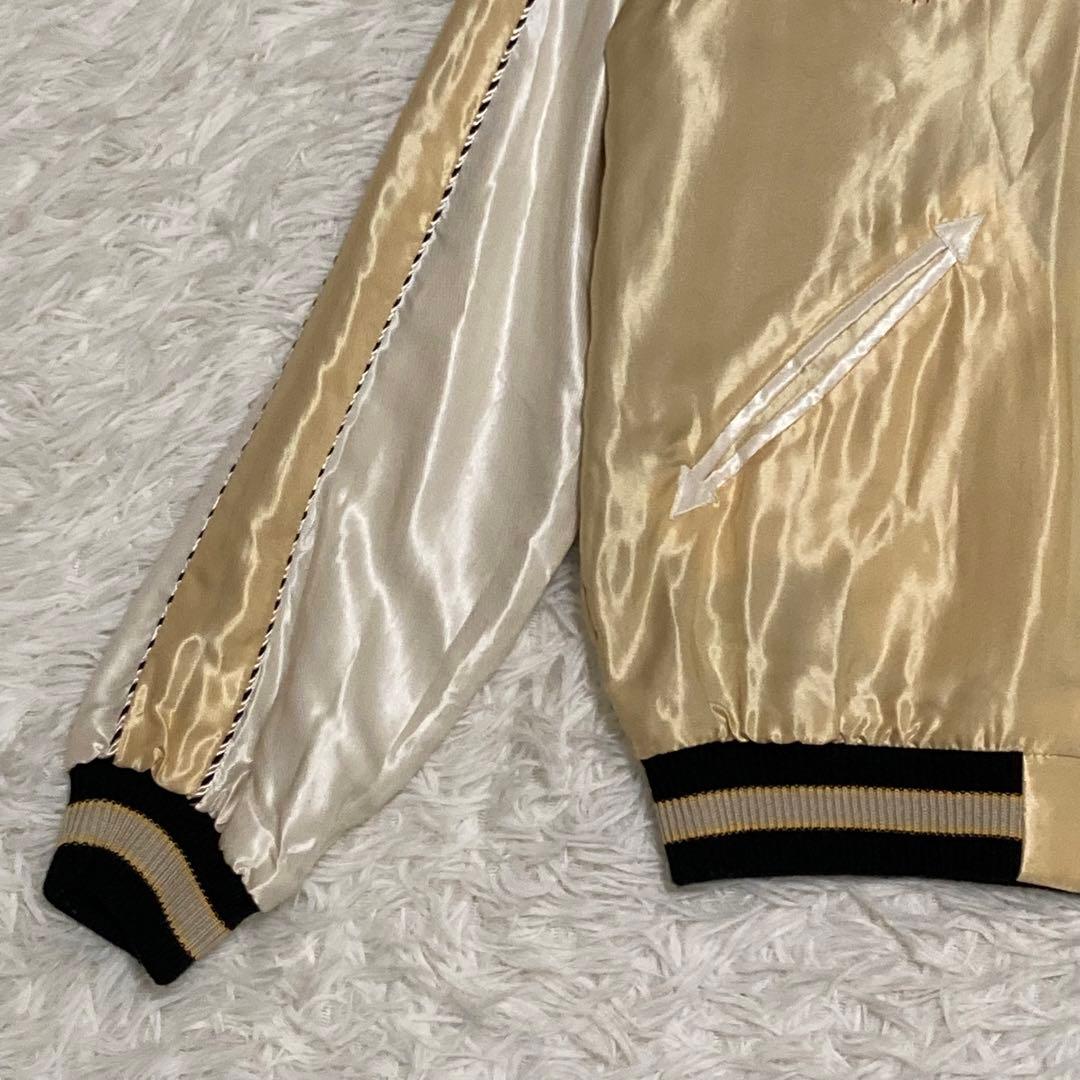 【極美品】テーラー東洋 スカジャン リバーシブル 赤虎 龍 TT14331 S