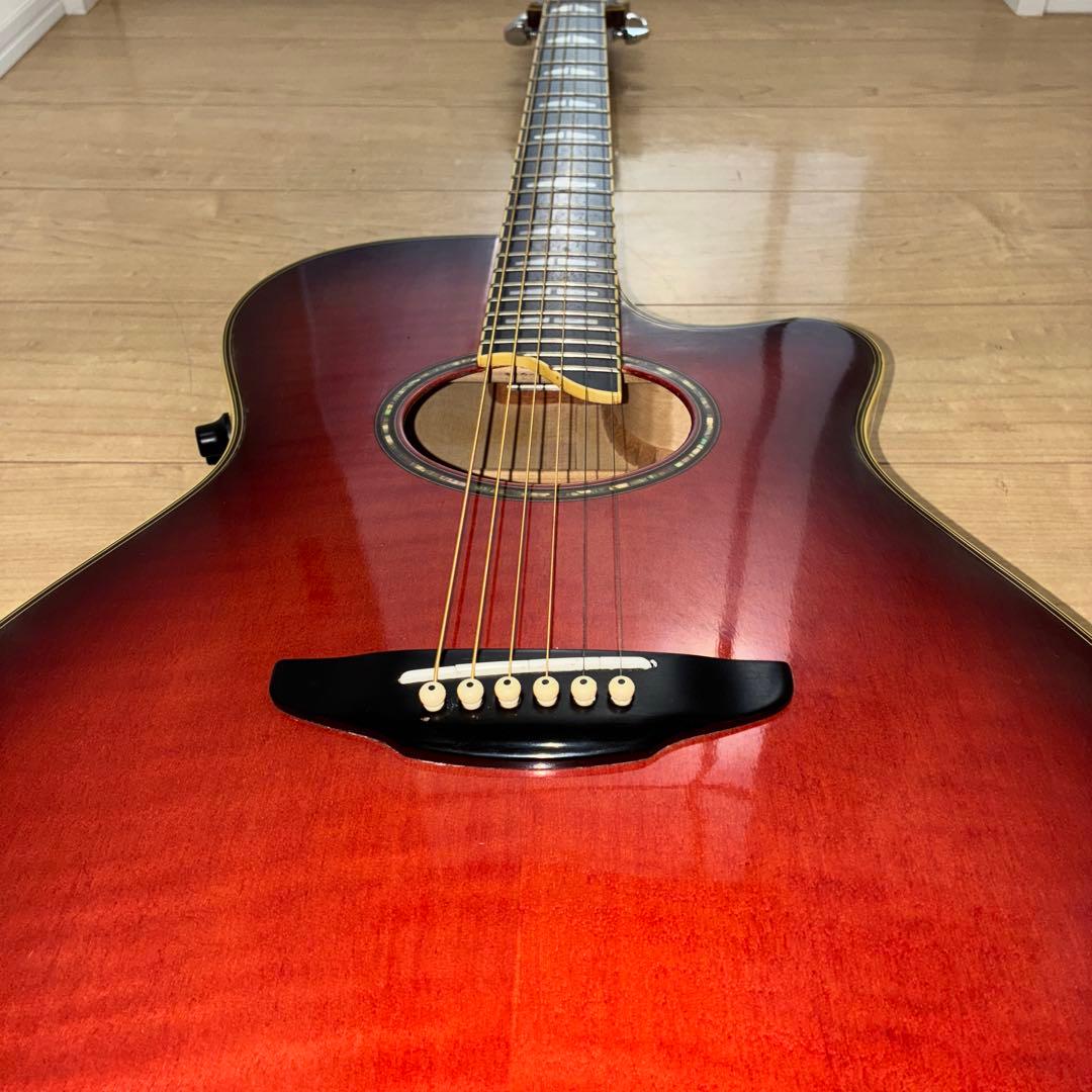 美品　超希少　高級エレガットギター　YAMAHA CWE-18 虎目トップ