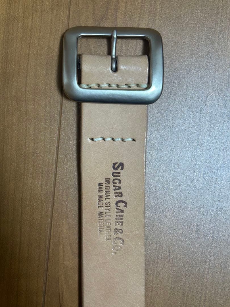 SUGAR CANE レザー ベルト 日本製 34