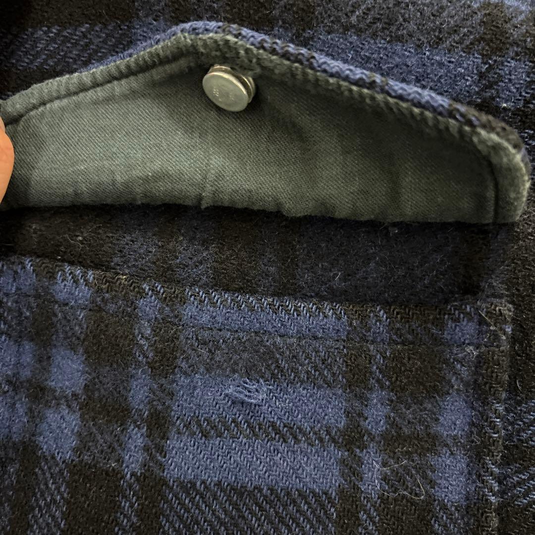 ペンドルトン　ウールジャケット　青黒