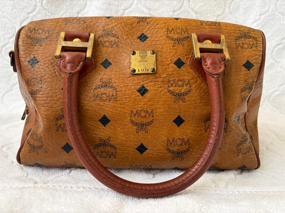 MCM オールドロゴ ヴィンテージ ボストンバッグ