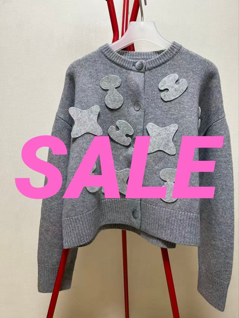 トップス CHAIR-MOTIF KINIT CARDIGAN 300IA170-1891