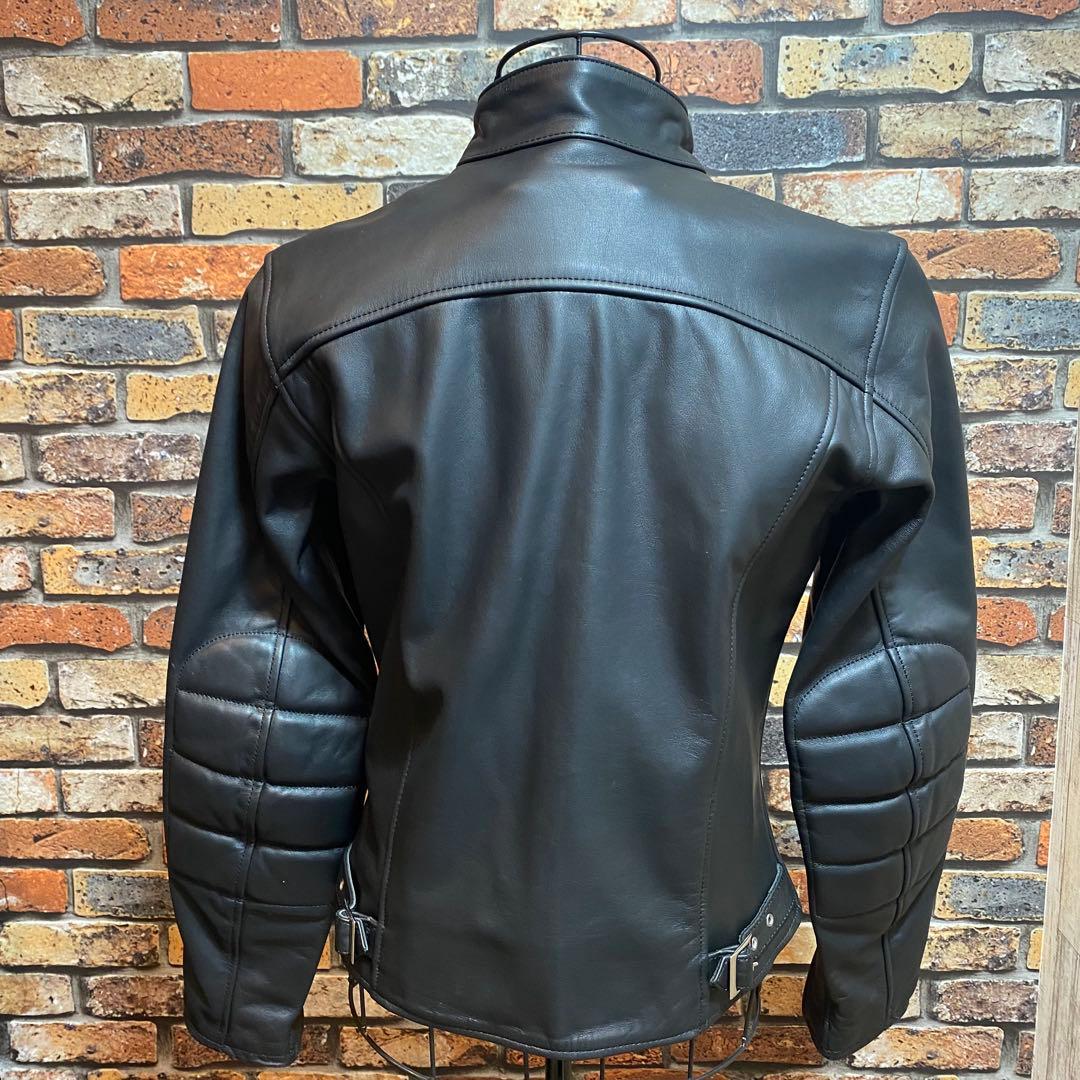 南海 レディース シングルライダースレザージャケット 牛革 11号