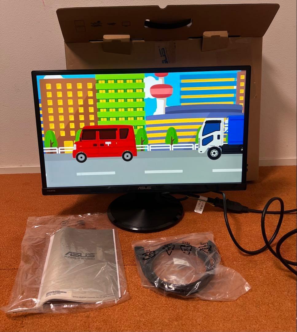 未使用近い ASUS スピーカー内蔵モニター 2022年製 FHD 1080p