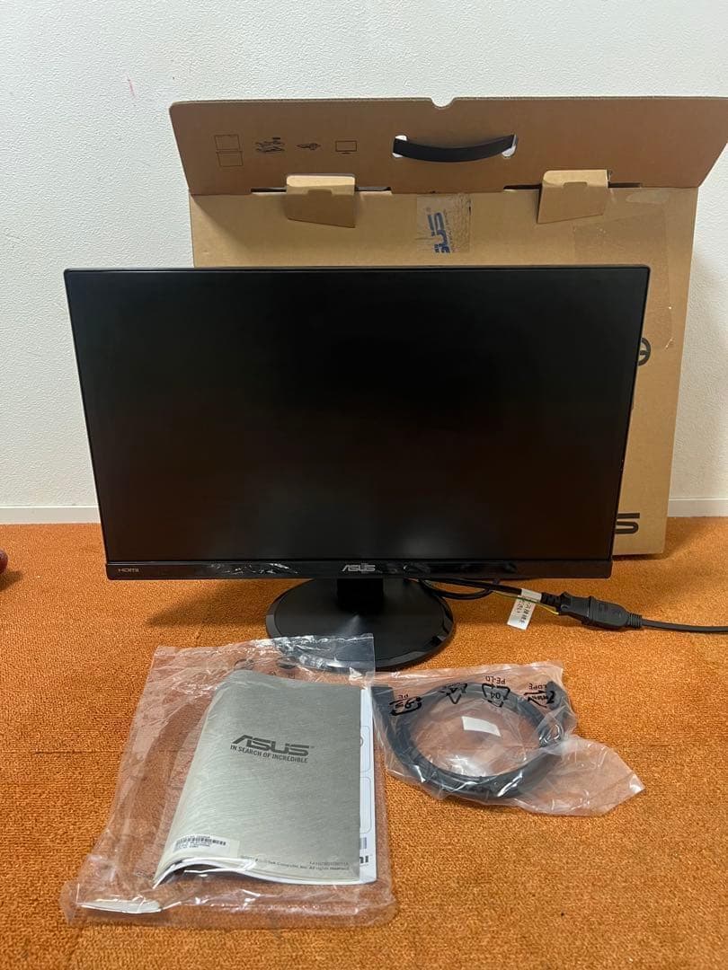 未使用近い ASUS スピーカー内蔵モニター 2022年製 FHD 1080p