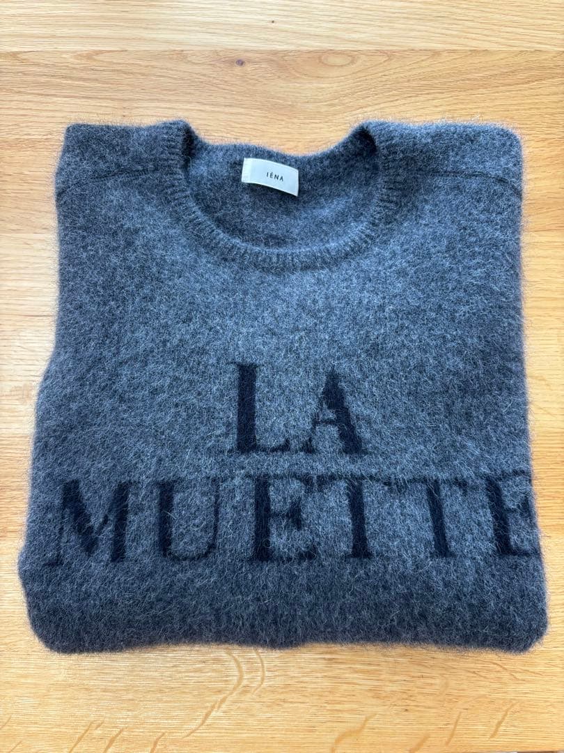 IENA フォックス混LA MUETTE ロゴニット