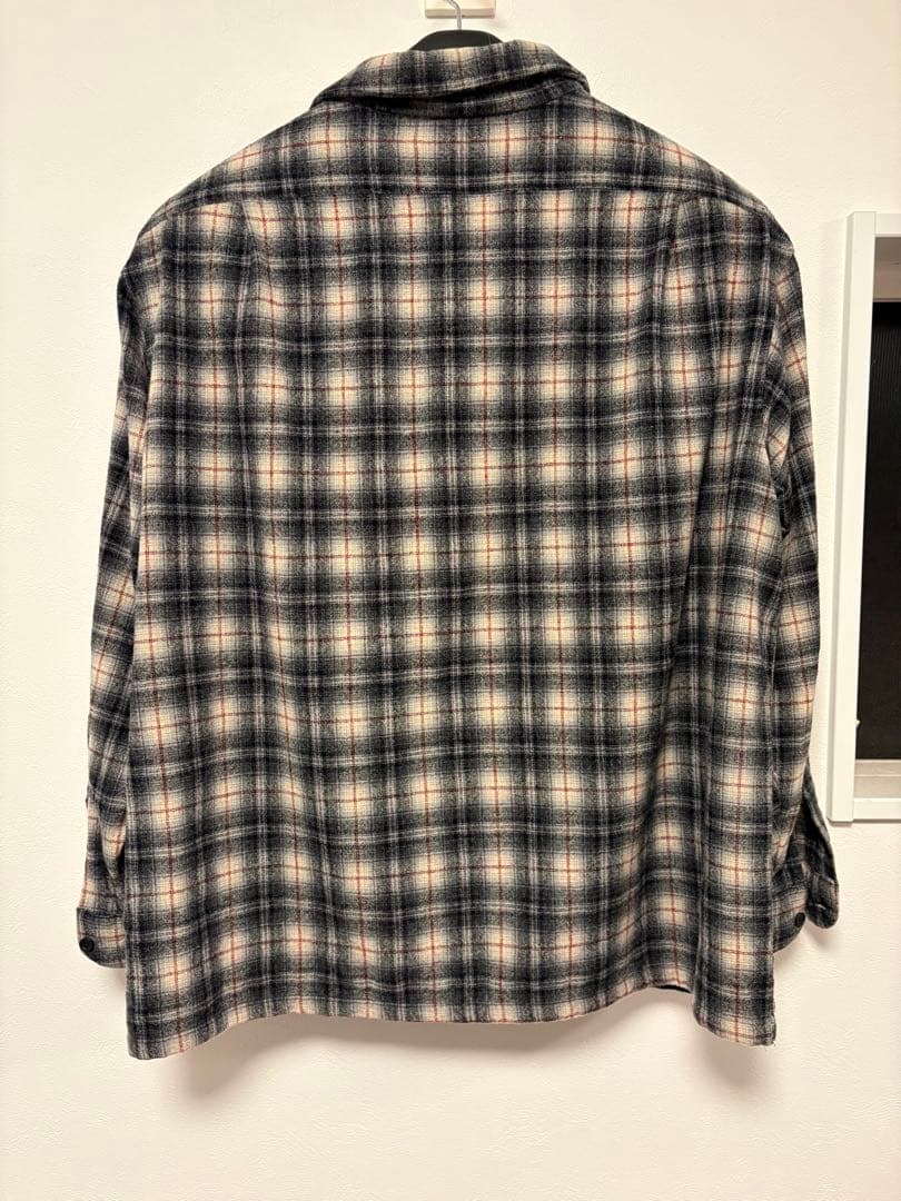 Pendleton 100%バージンウールネルシャツ希少サイズ4xl オンブレ