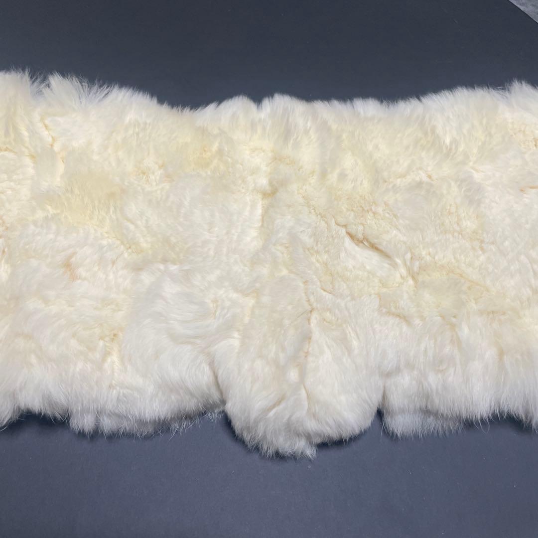 vintageCHANEL ラビットファー　ネックウォーマー　マフラー