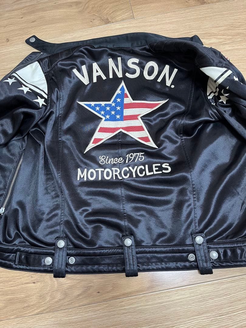 バンソンVANSON ABV-702 ボンディング シングルライダースジャケット
