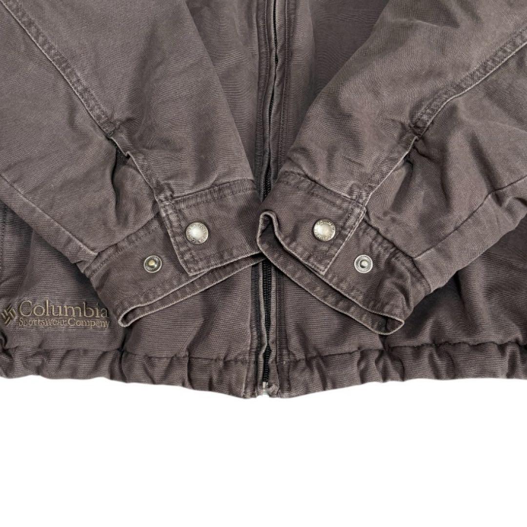 Columbia00sコットンワークジャケット中綿入り フェードブラウン雰囲気系