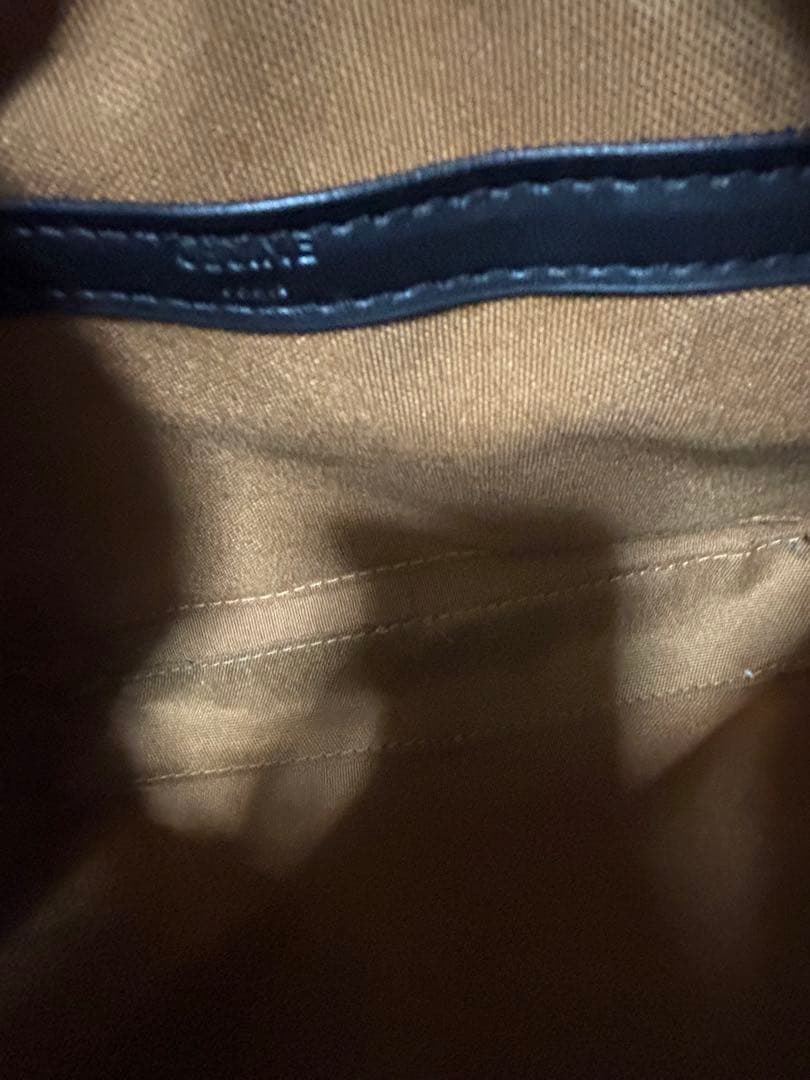 CELINE ダークブラウン ショルダーバッグ