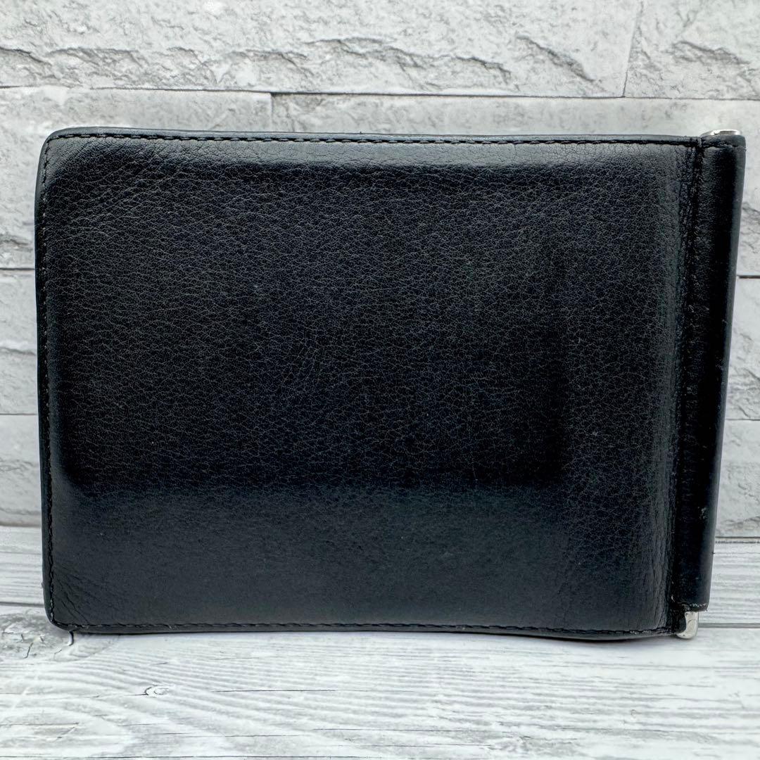 【美品】カルティエ マスト ドゥ マネークリップ バイカラー カーフスキン