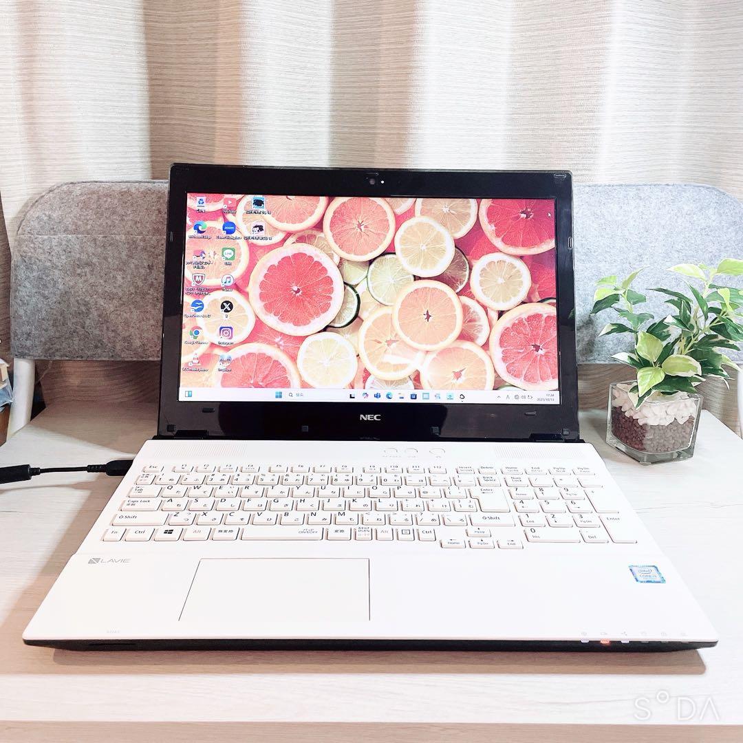 ✨大人気の白！NEC Win11 Core i3 8GB SSD 128GB✨