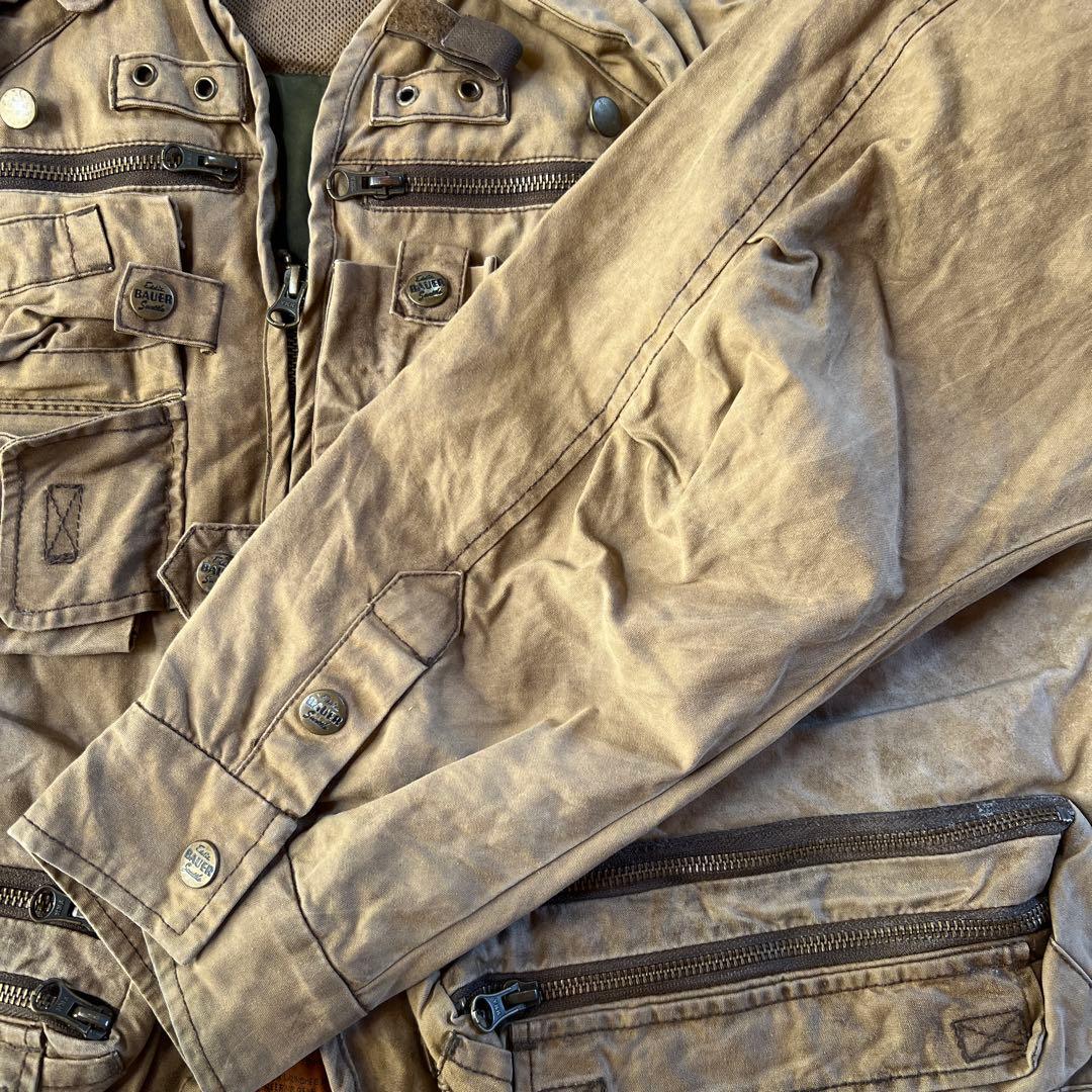 c*o様 Eddie Bauer マルチポケット オイルド フィッシング ジャケ