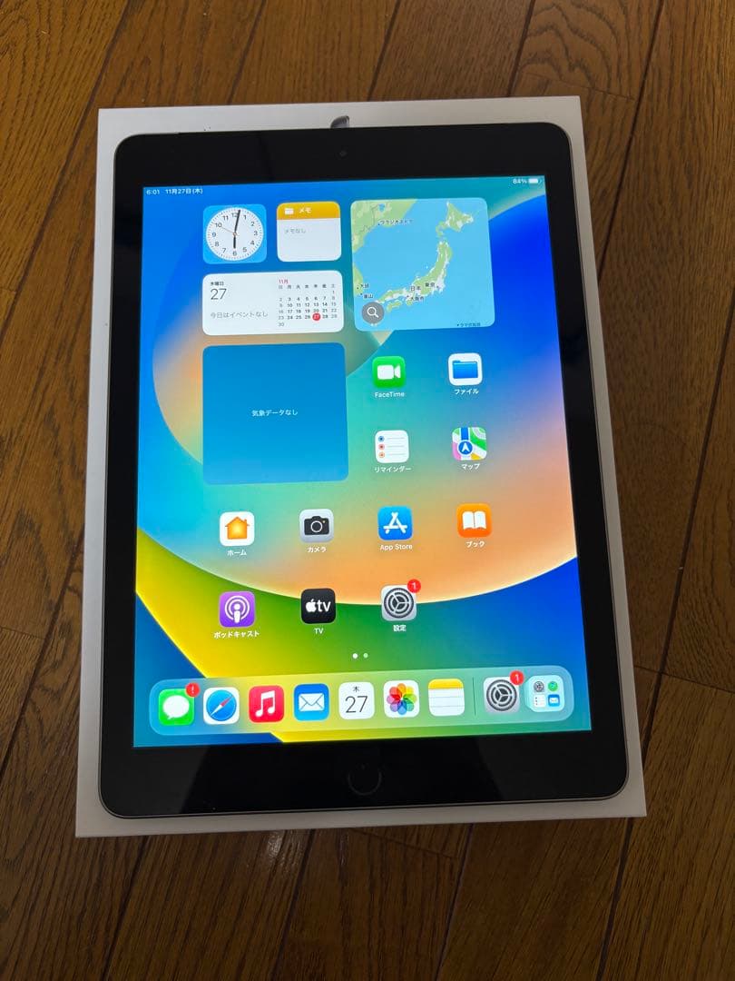 Apple iPad (第5世代) 128GB バテッリ容量95%