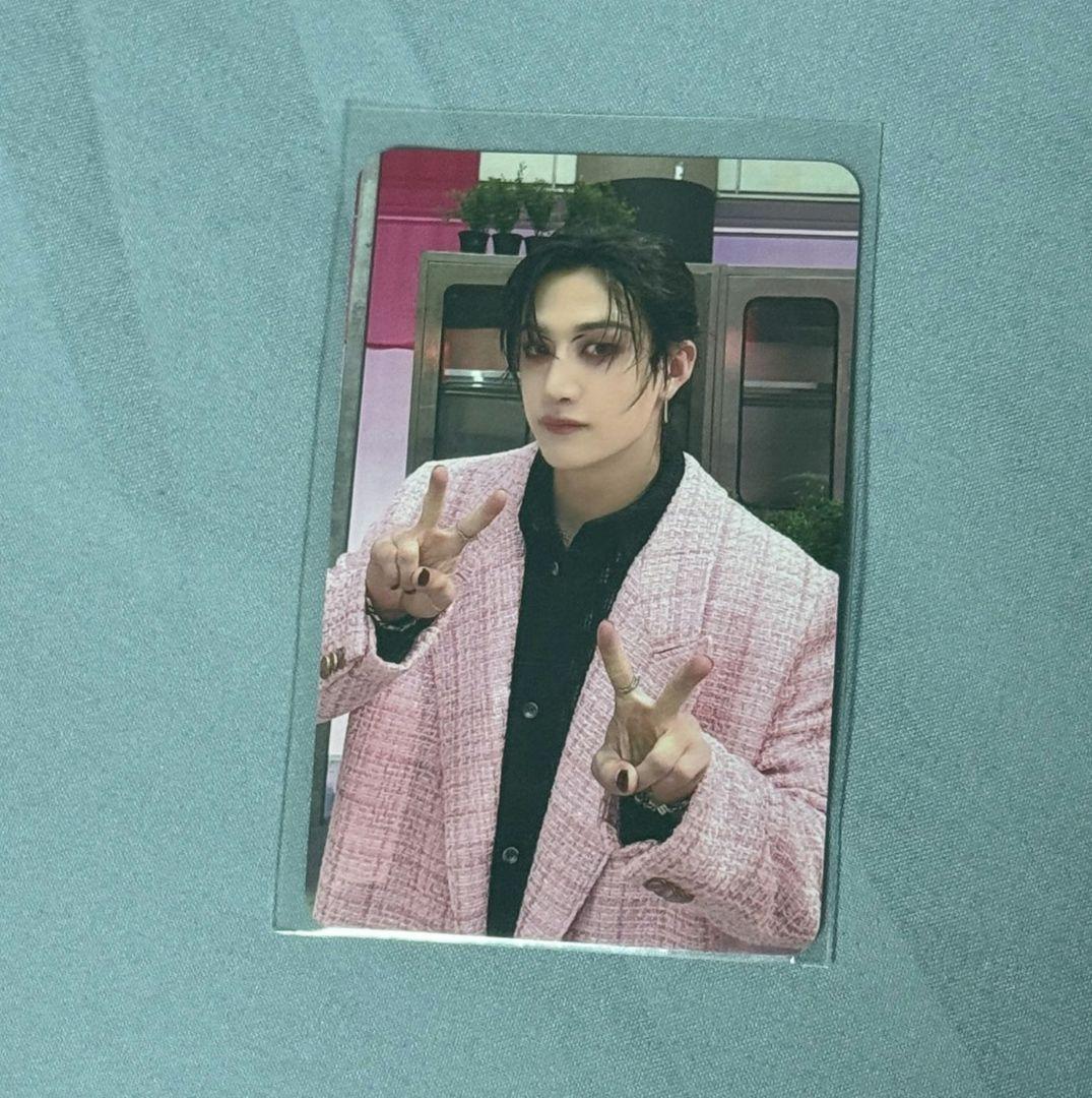 韓国　stray kids　ポップアップ　リアルタッチ　QR　バンチャン　トレカ