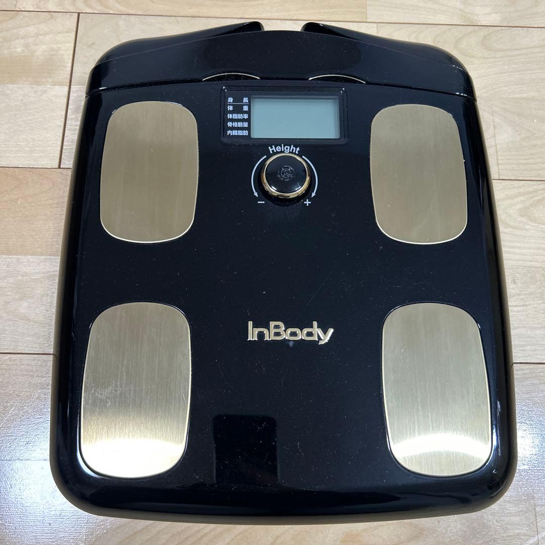 にむにむInBody 体脂肪計 ブラック・ゴールド