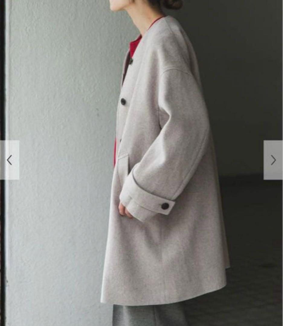 新品タグ付き　FORK&SPOON　ウールノーカラーコート　アーバンリサーチ