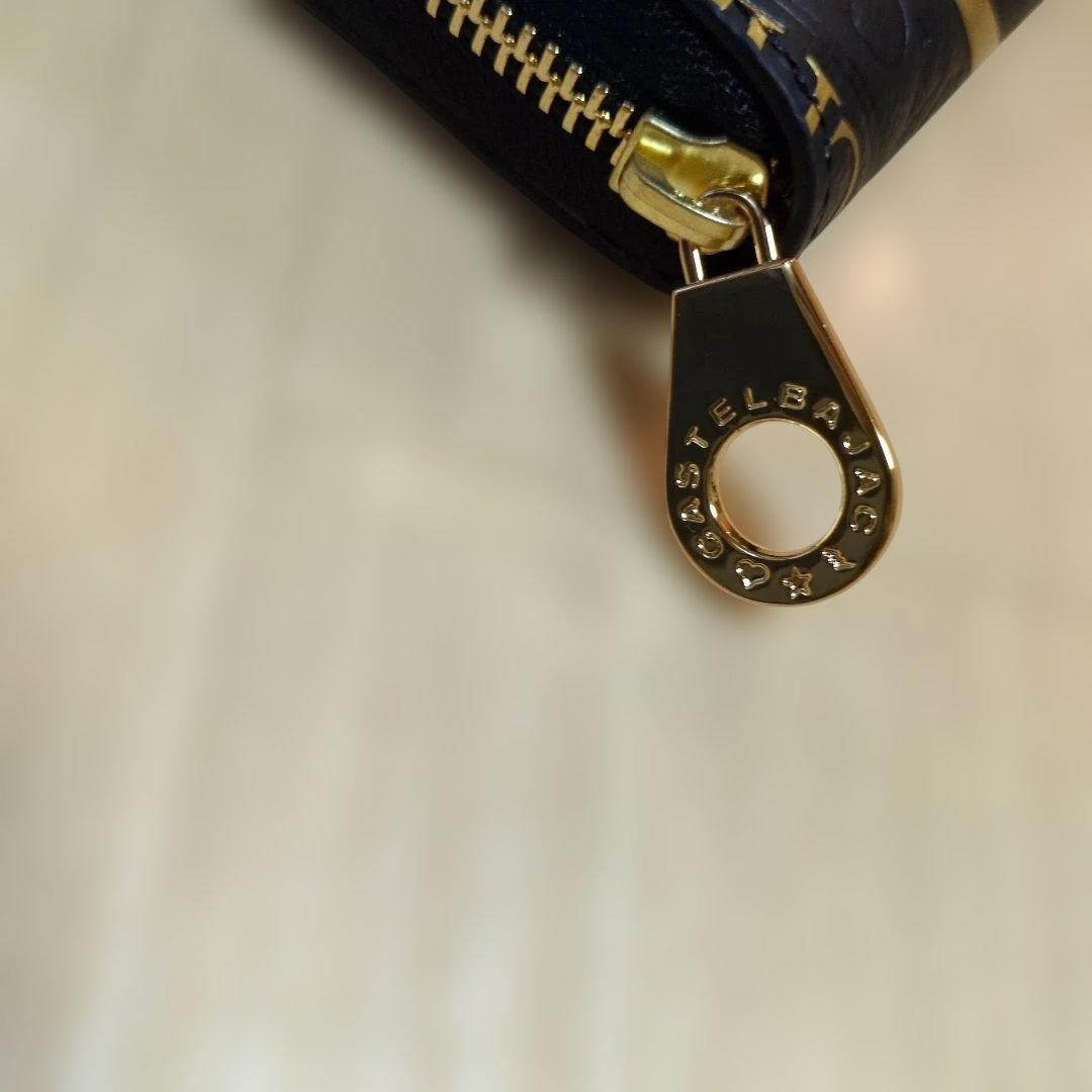 ★新品未使用★カステルバジャック コメット 長財布 ブラック×ゴールド