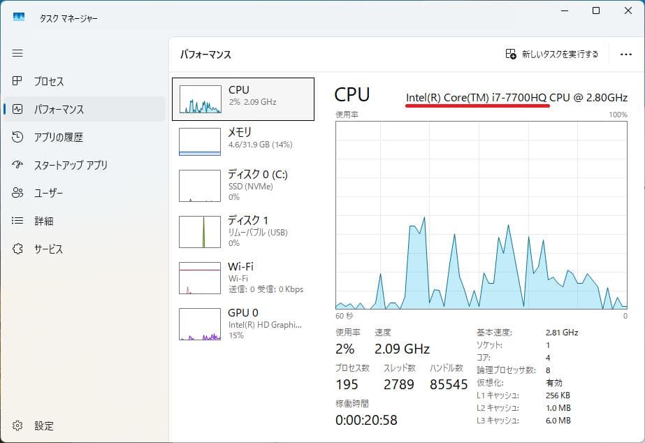 日本製 富士通一体型パソコン i7★W録画★顔認証★Office★M32GB