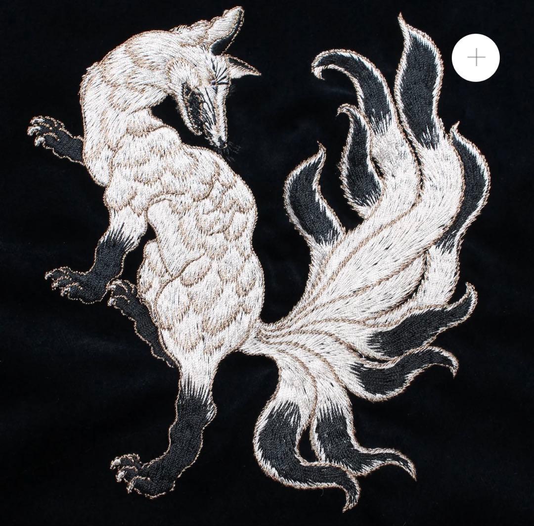 GAKKIN × BUDSPOOL 白墨狐 SOUVENIR JACKET