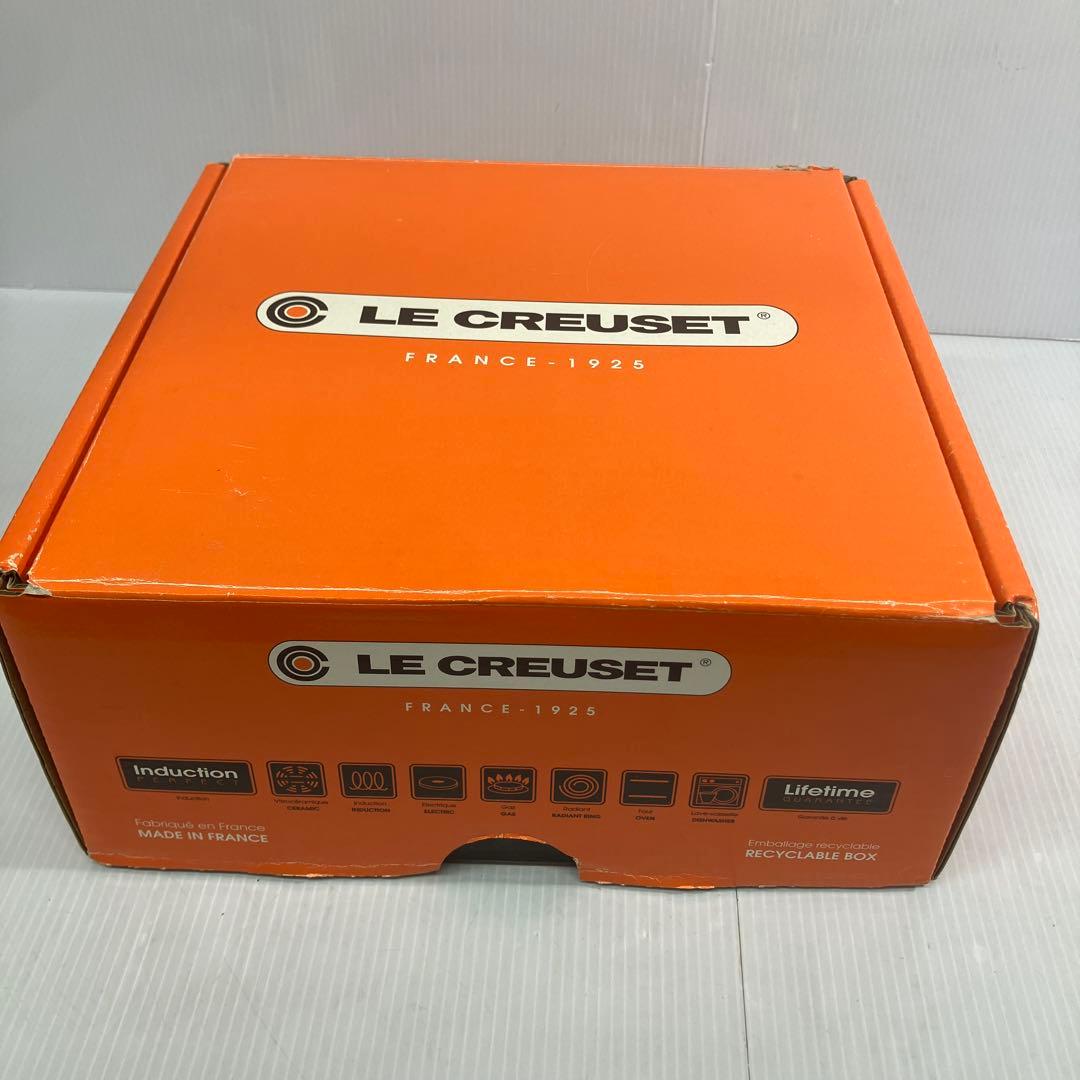 【未使用保管品】ル・クルーゼ ココット・ロンド 20cm ホワイト