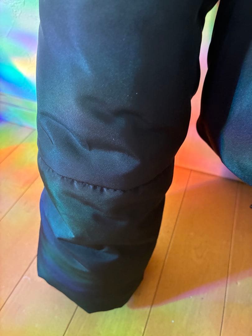 NICE CLAUP フード付きショートフェイクダウンジャケット