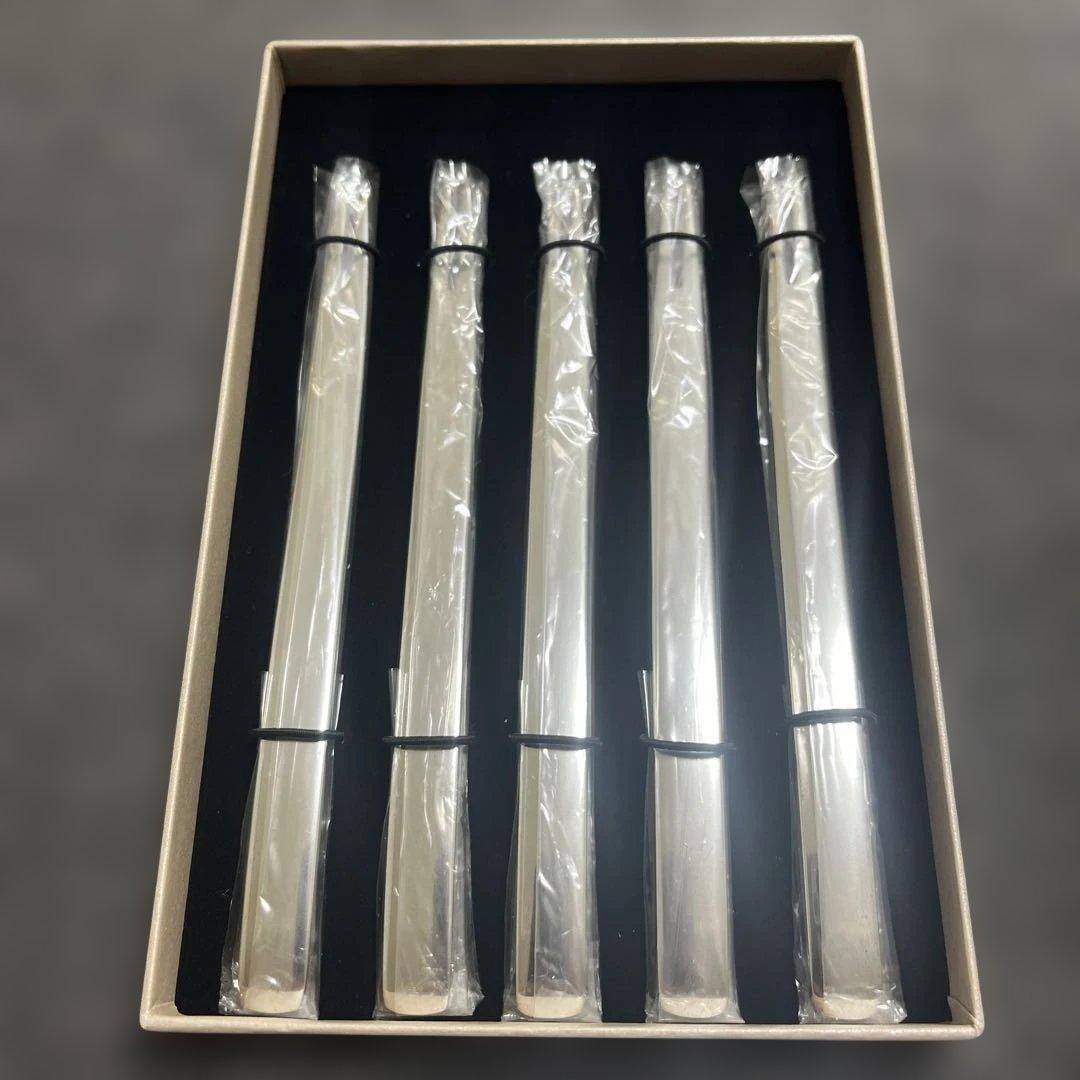 【未使用】クリストフル　フォーク 5本セット 箱付き