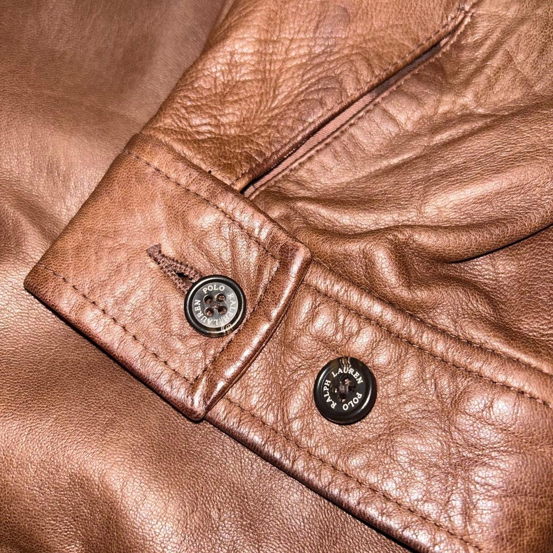 ジャケット・アウター Polo Ralph Lauren 90s leather jacket