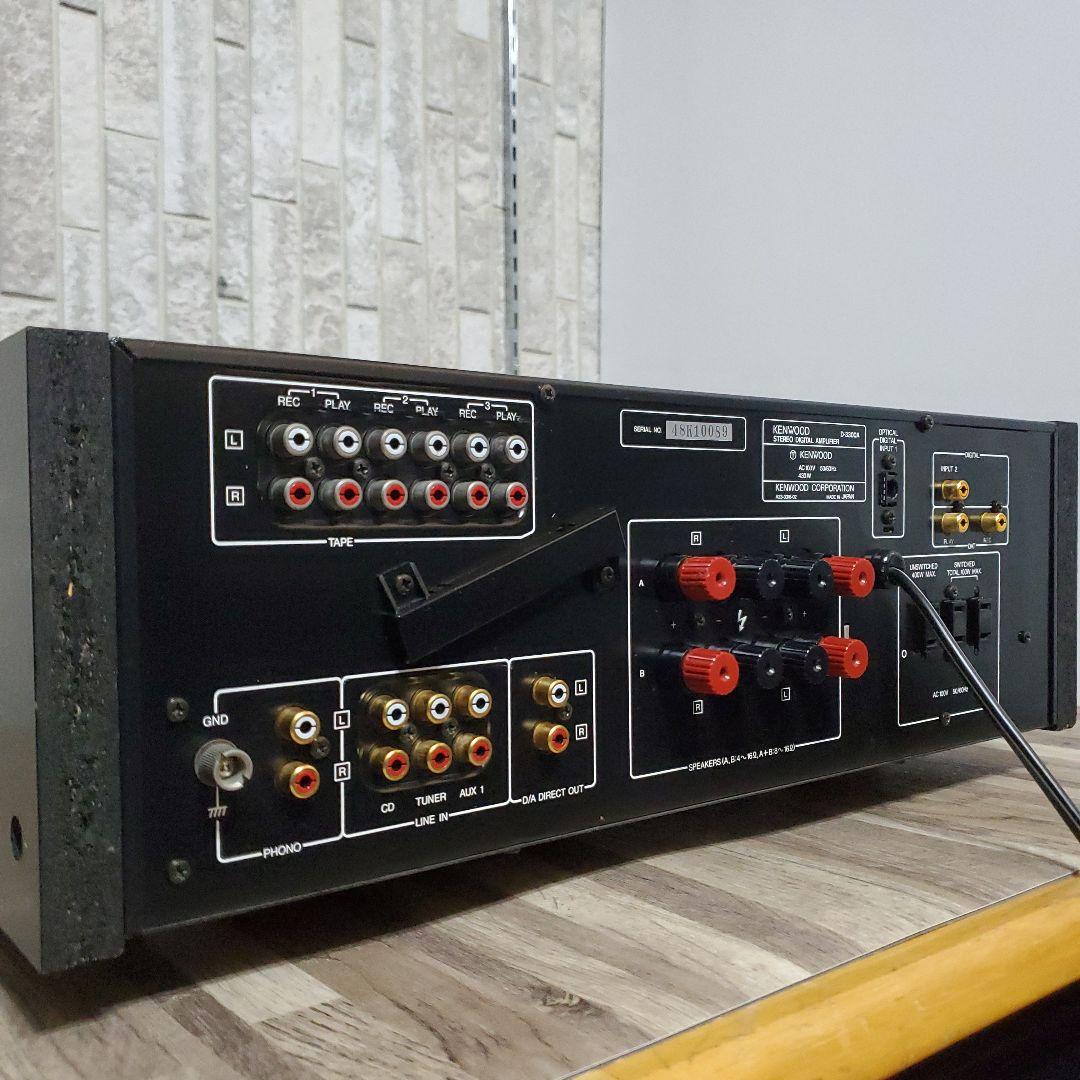 D*Ｋ様 名機！　ダンピングファクター1000‼️　KENWOOD民生機　最上位