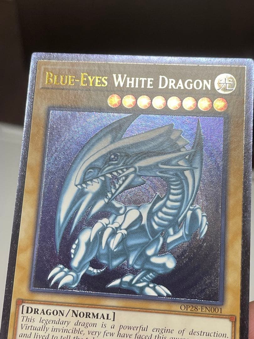 遊戯王　ots28 op28 青眼の白龍　レリーフ　アルティメット　北米版