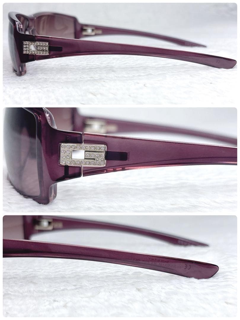 GUCCI グッチ ラインストーンロゴ vintage サングラス y2k