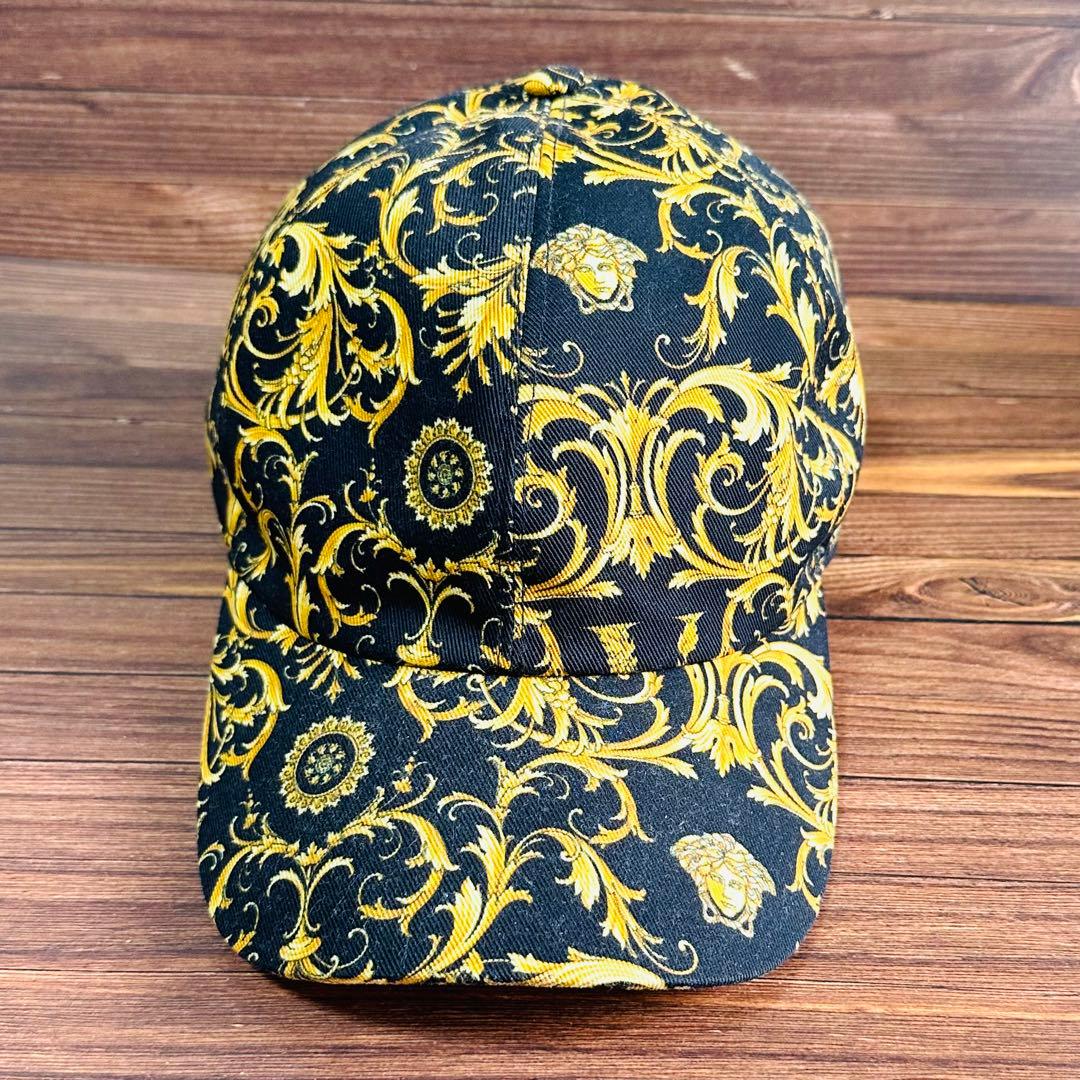 Versace(ヴェルサーチェ) バロックプリント キャップ 帽子 58cm