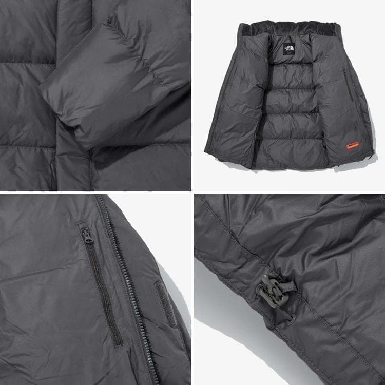 新品　ノースフェイス　ダウン XL ダウンジャケット 日本未発売　2XL グレー