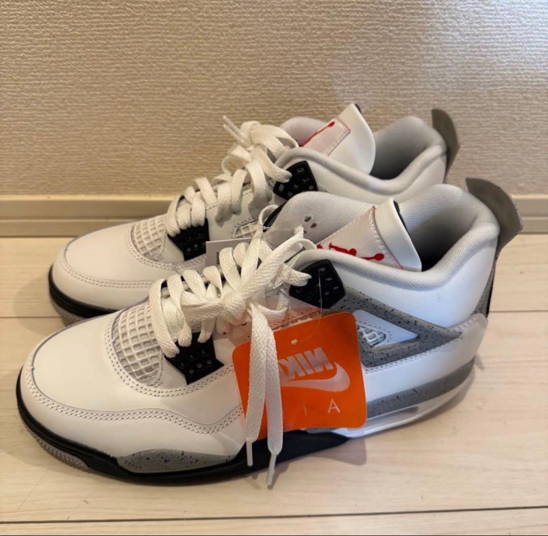 Nike Air Jordan 4 ホワイトセメント　27 ナイキ　ジョーダン