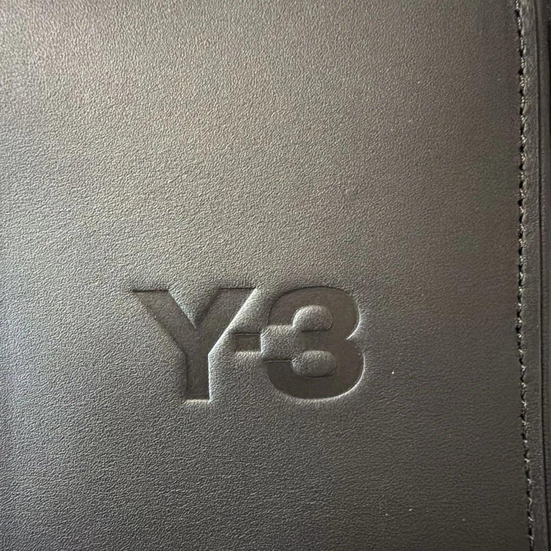Y-3 ブラックレザー 携帯ケース