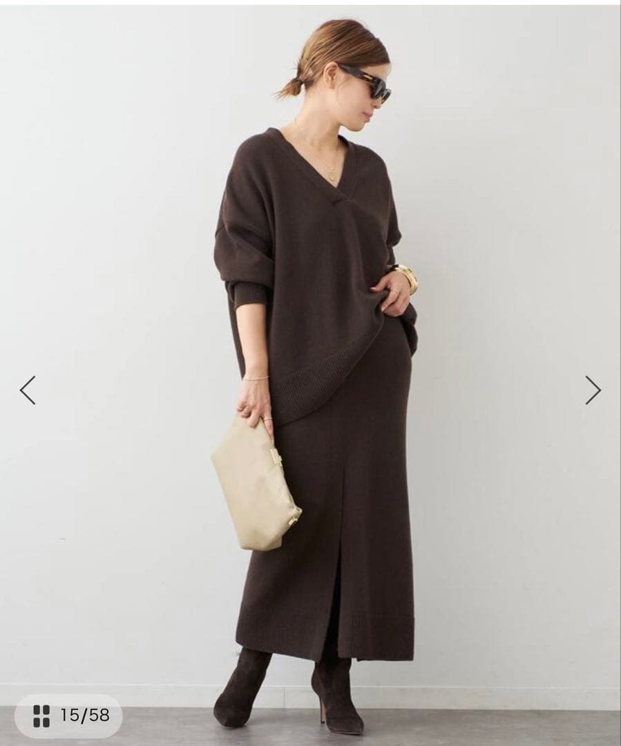 Deuxieme Classe / OLBIA Vネック プルオーバー