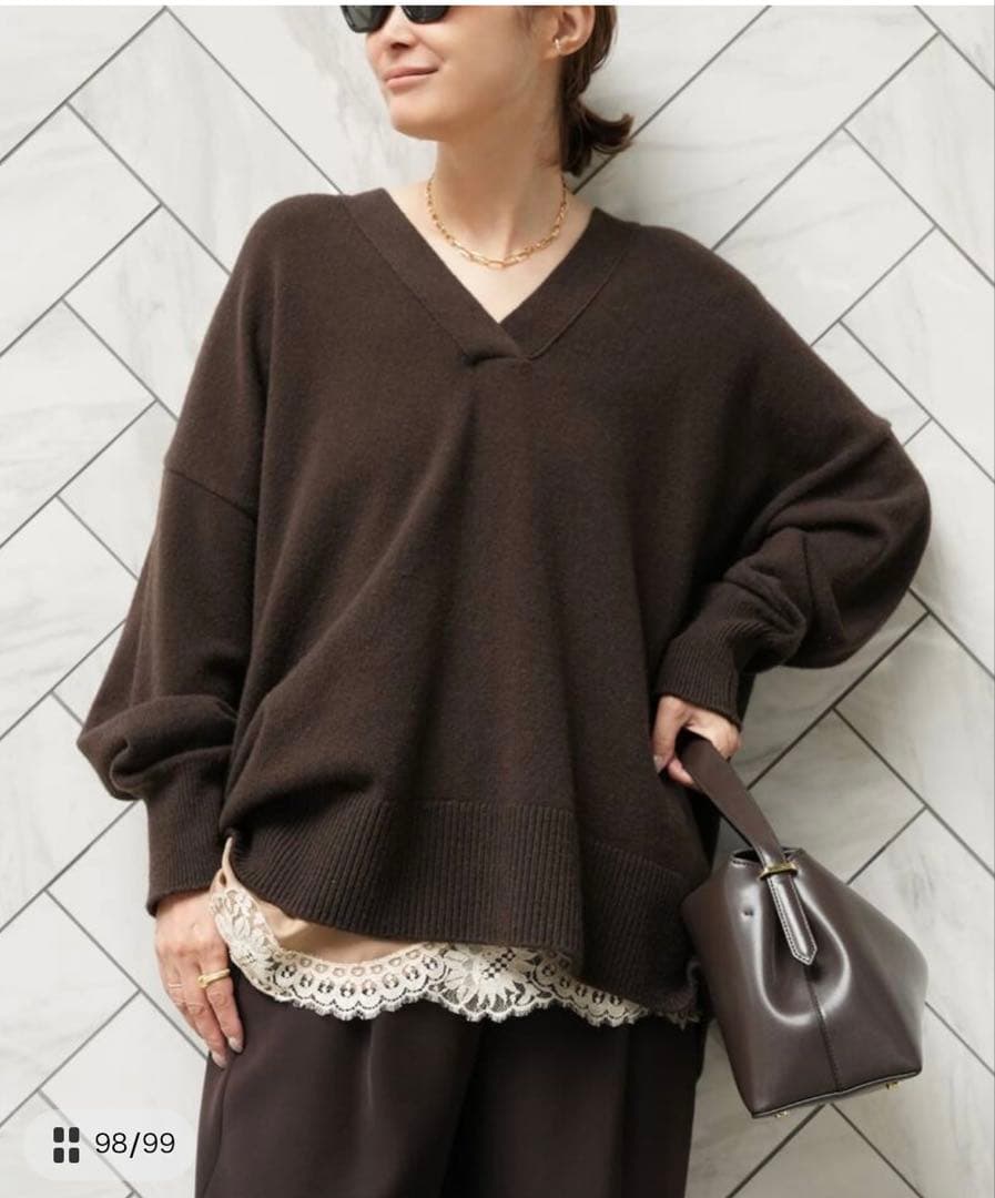 Deuxieme Classe / OLBIA Vネック プルオーバー