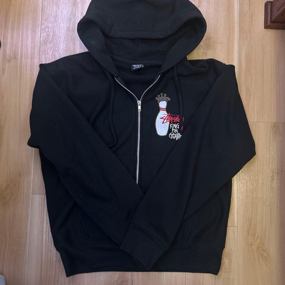 トップス stussy King pin zip hoodie