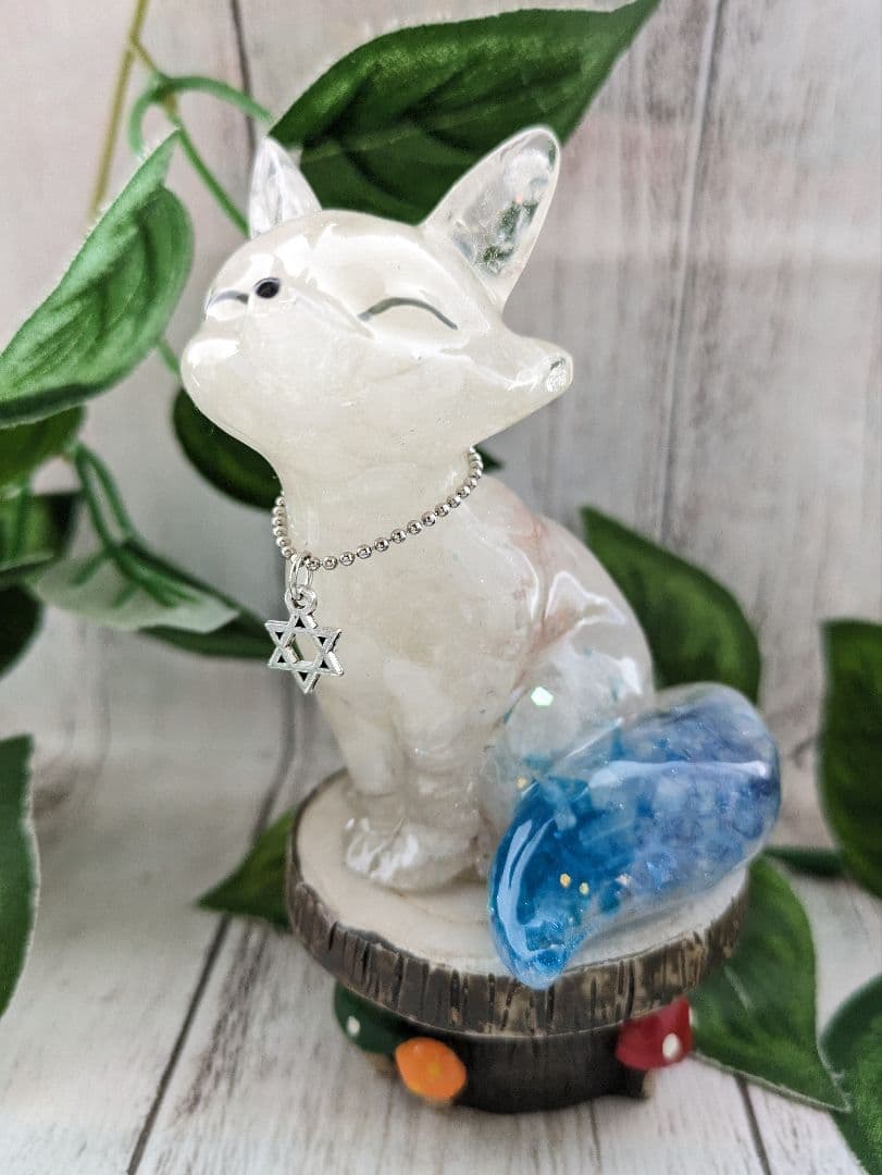 【睦月】シトリンのビリケンさん形オルゴナイト☆他２点