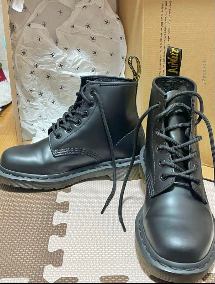 Y*e様 ドクターマーチン サイドゴア ブーツ 101レースロウブーツ