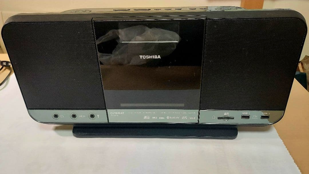 東芝CD、AM/FMラジオ USB、Bluetooth　TY-CR110