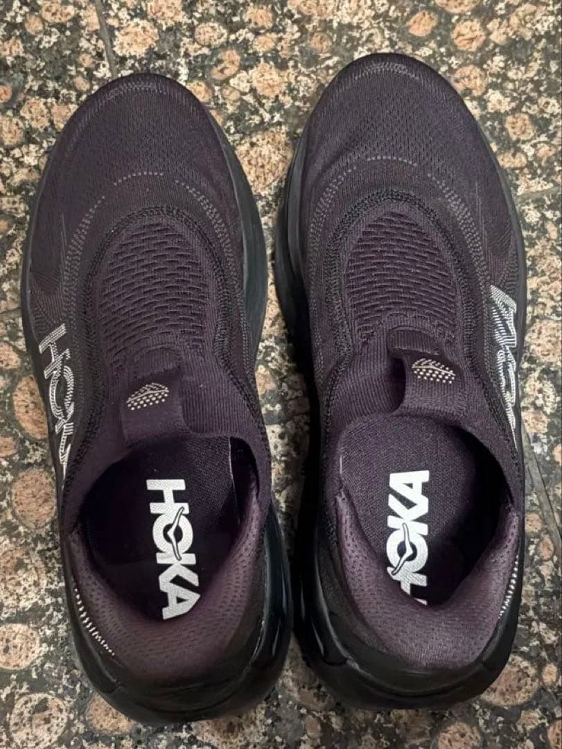 HOKA SKYWARD LACELESS 28cm ブラック