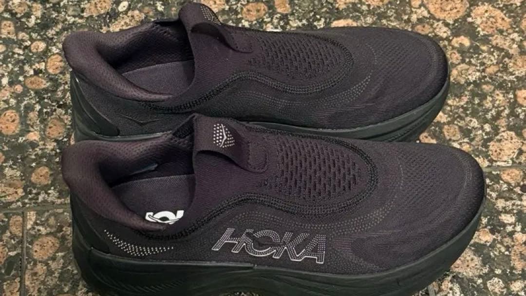 HOKA SKYWARD LACELESS 28cm ブラック
