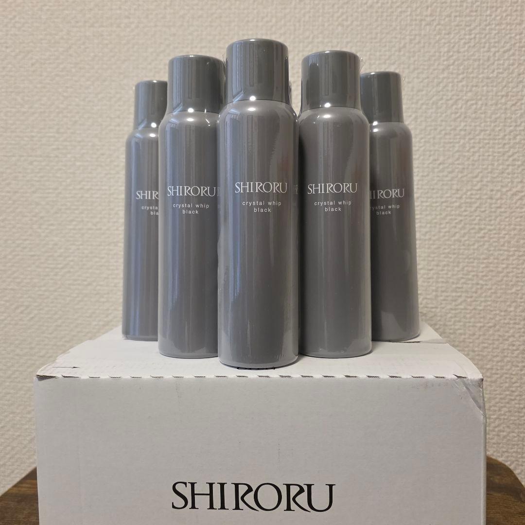 SHIRORU シロル　クリスタルホイップブラック 6本セット